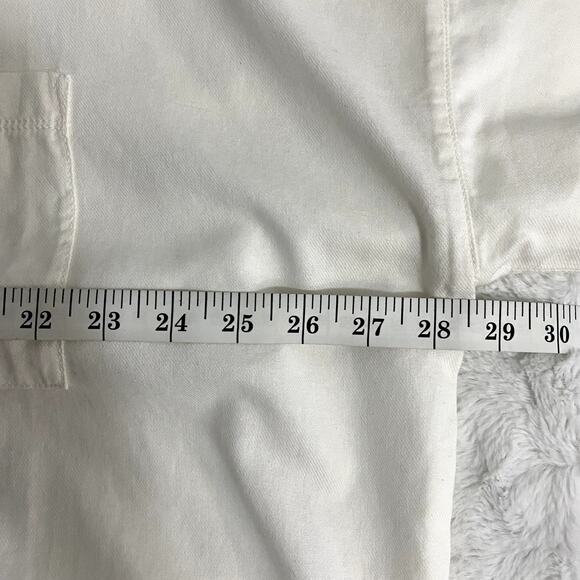 NEW Madewell White Cotton Courier Button DownOversized Boxy Classic Shirt L - Picture 9 of 9